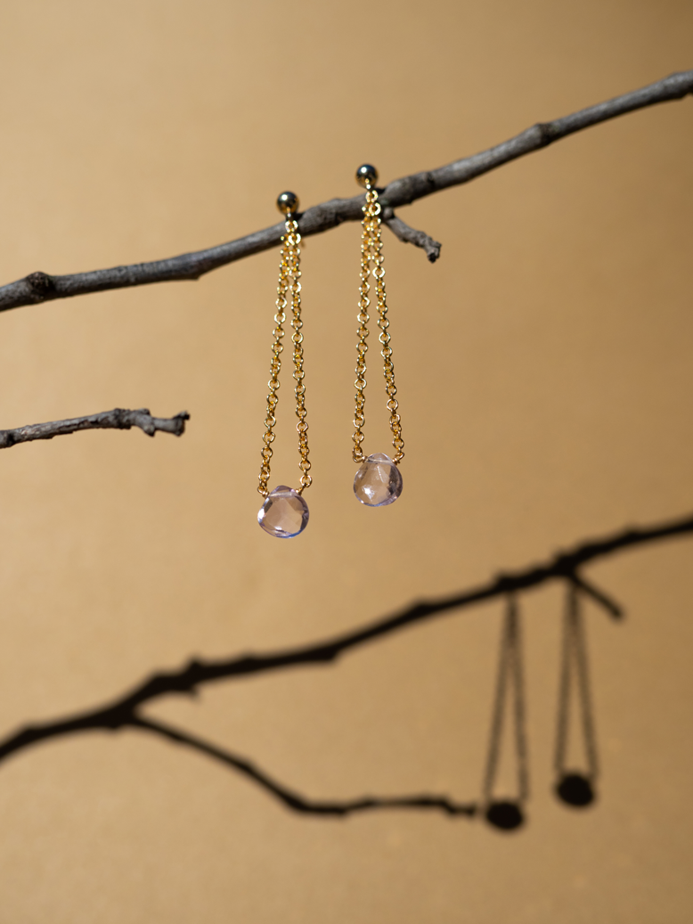 Pendientes Almar de amatista